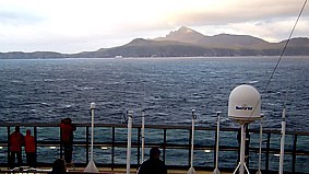 Kap Hoorn: Ende der Welt am sdlichsten Ende der Insel Harnos; ungewhnlich: kein Sturm, keine Wellenberge ...