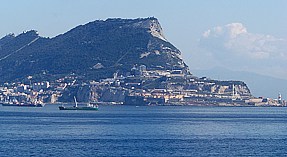 Hafeneinfahrt Gibraltar - "AFFENFELSEN"