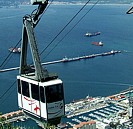 Drahtseilbahn zum Affenfelsen - fr den Preis kann man den Felsen mit dem Taxi erkunden!!!