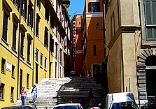 Treppenaufgang in der rmischen Altstadt ...