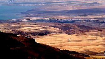 Blick ins "Gelobte Land" von der Kanzel ...